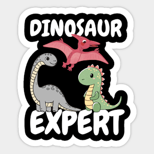 Dinosaur Lover Expert Sticker